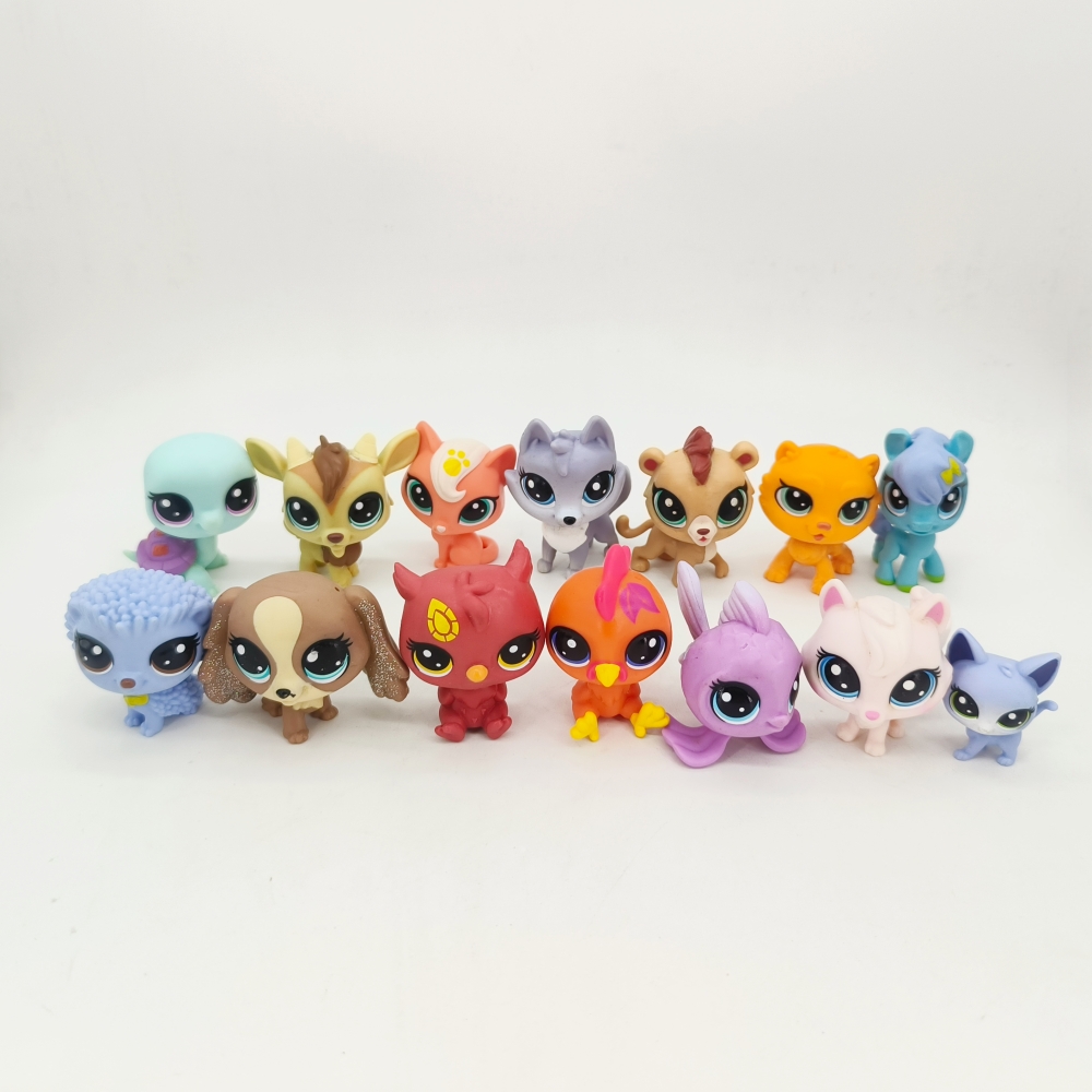 Vintage Collectible Items - ヴィンテージオリジナルキュートな大きな目の動物ボブルヘッドフィギュアミニペットスタイル猫犬亀コレクタブルおもちゃギフトデスクトップデコレーション