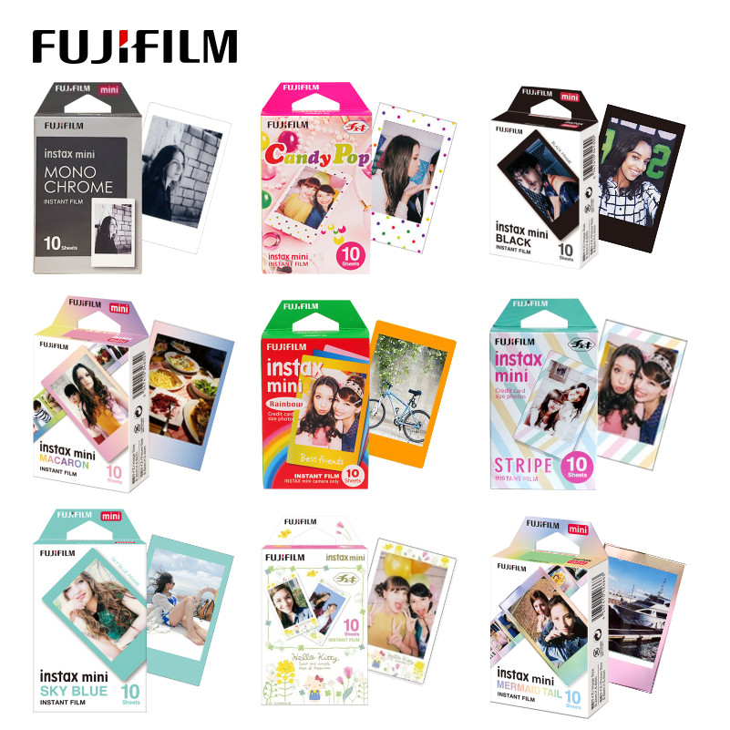Super 8 Film Reel - オリジナル富士フイルムインスタックスミニ 12 11 フィルムホワイトエッジ写真用紙 1 パック