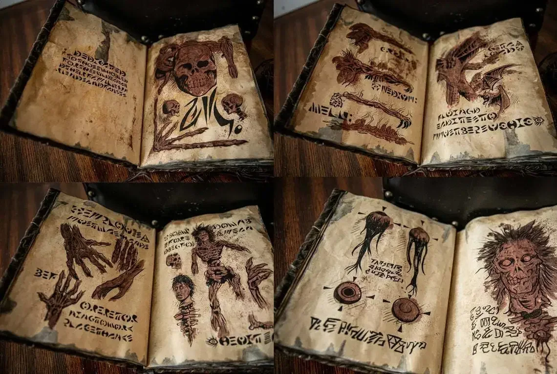 ヴィンテージ・ネクロノミコン - 黒魔術召喚書、25ページの - Vintage And Collectible Books のレビューと価格