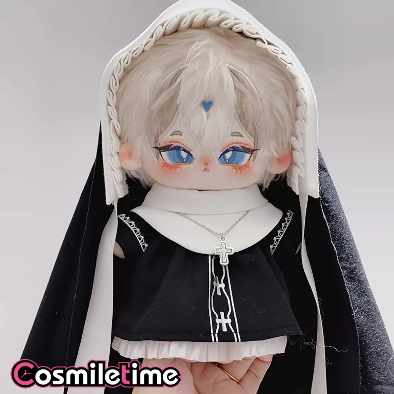 10cm、20cmの綿製ぬいぐるみ用、ヴィンテージ風の黒と白 - Vintage Collectible Items のレビューと価格