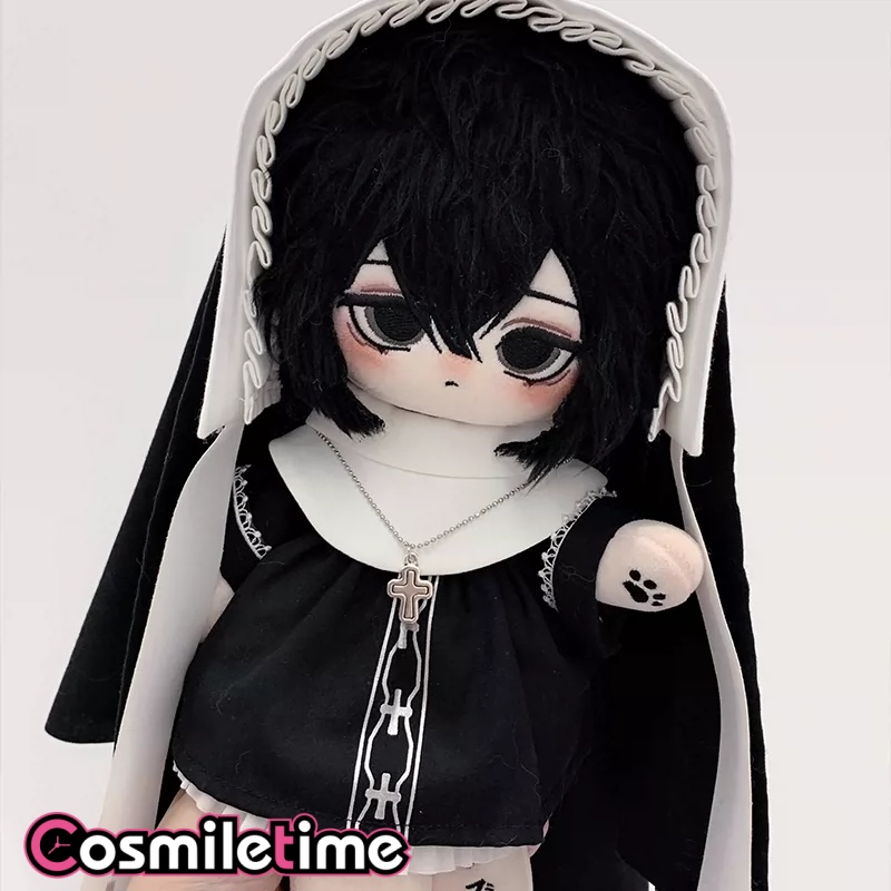 10cm、20cmの綿製ぬいぐるみ用、ヴィンテージ風の黒と白 - Vintage Collectible Items のレビューと価格