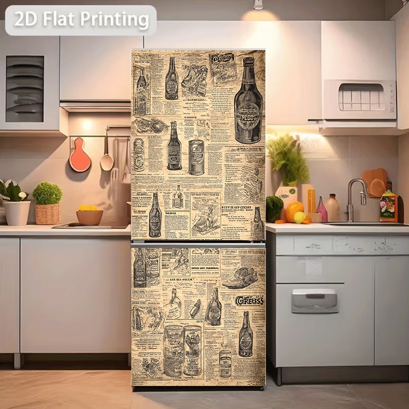 冷蔵庫ステッカー、冷蔵庫/食器洗い機ステッカー、ヴィンテージ - Collectible Vintage Newspapers のレビューと価格