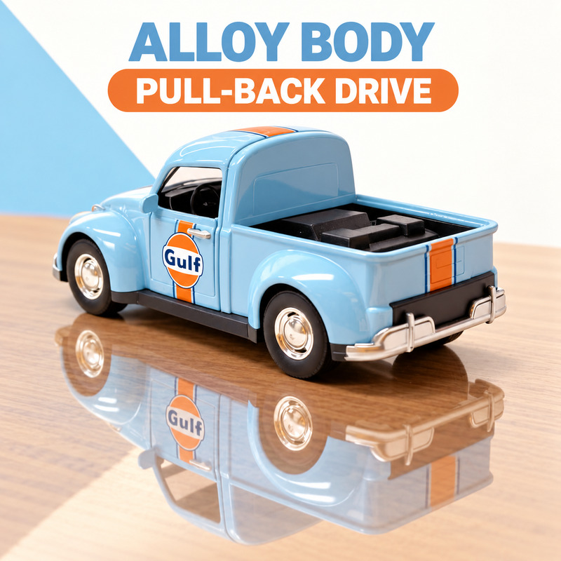 新商品：1/36スケールのビートル風ピックアップトラック、合 - Vintage Collectible Model Cars のレビューと価格