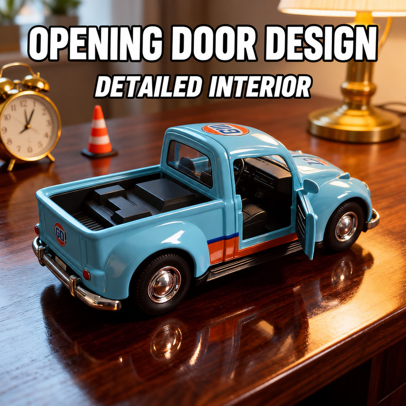 新商品：1/36スケールのビートル風ピックアップトラック、合 - Vintage Collectible Model Cars のレビューと価格