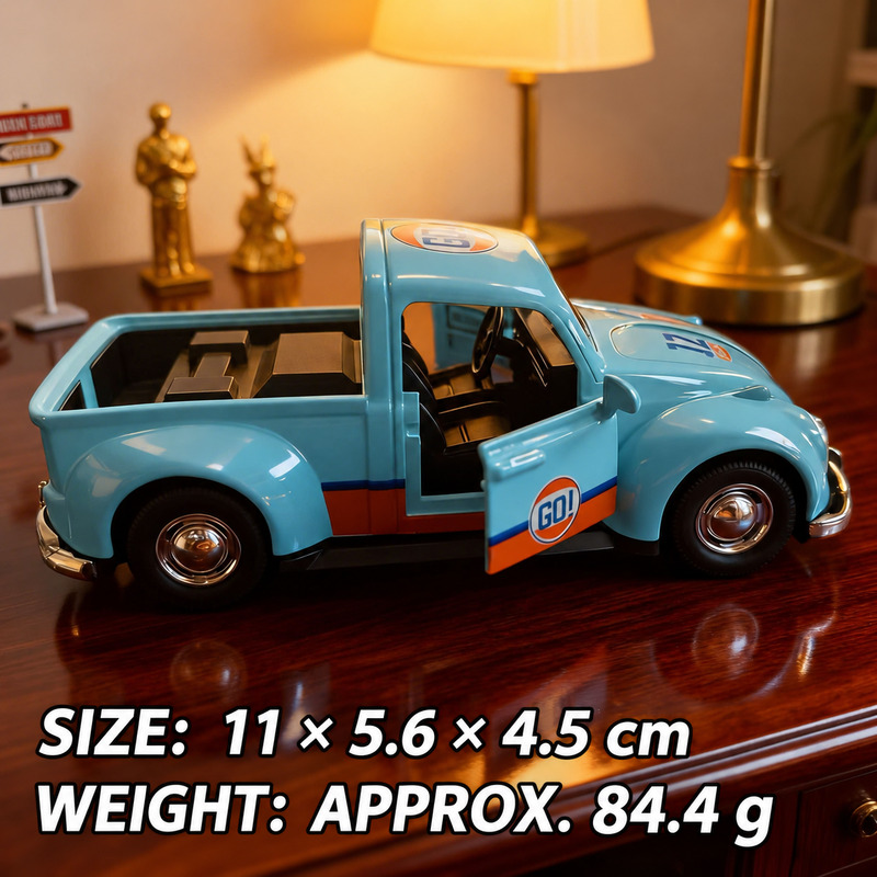 新商品：1/36スケールのビートル風ピックアップトラック、合 - Vintage Collectible Model Cars のレビューと価格