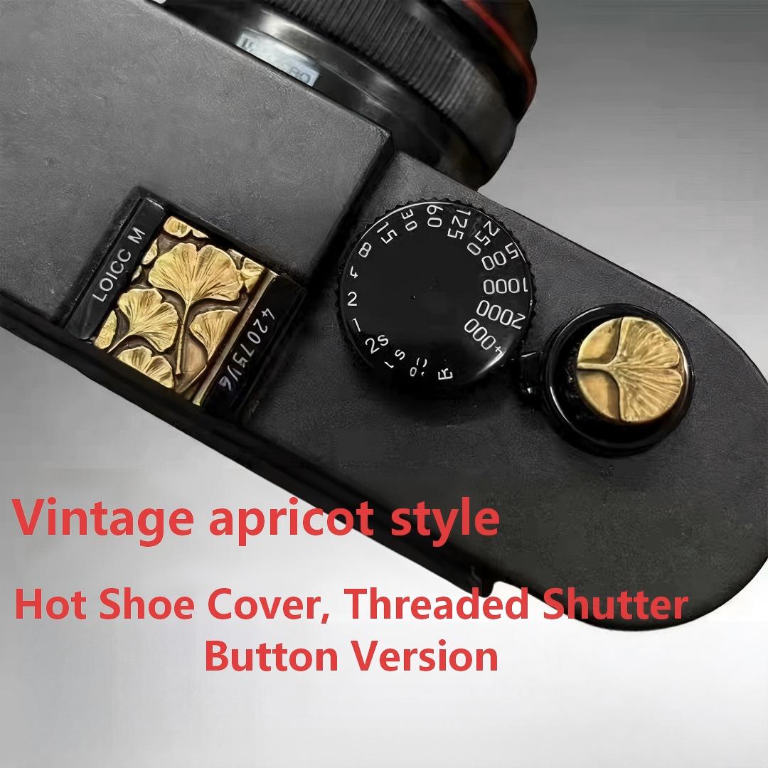 ヴィンテージ彫刻ホットシューカバー シャッターレリーズボタン - Lens Cap Vintage のレビューと価格