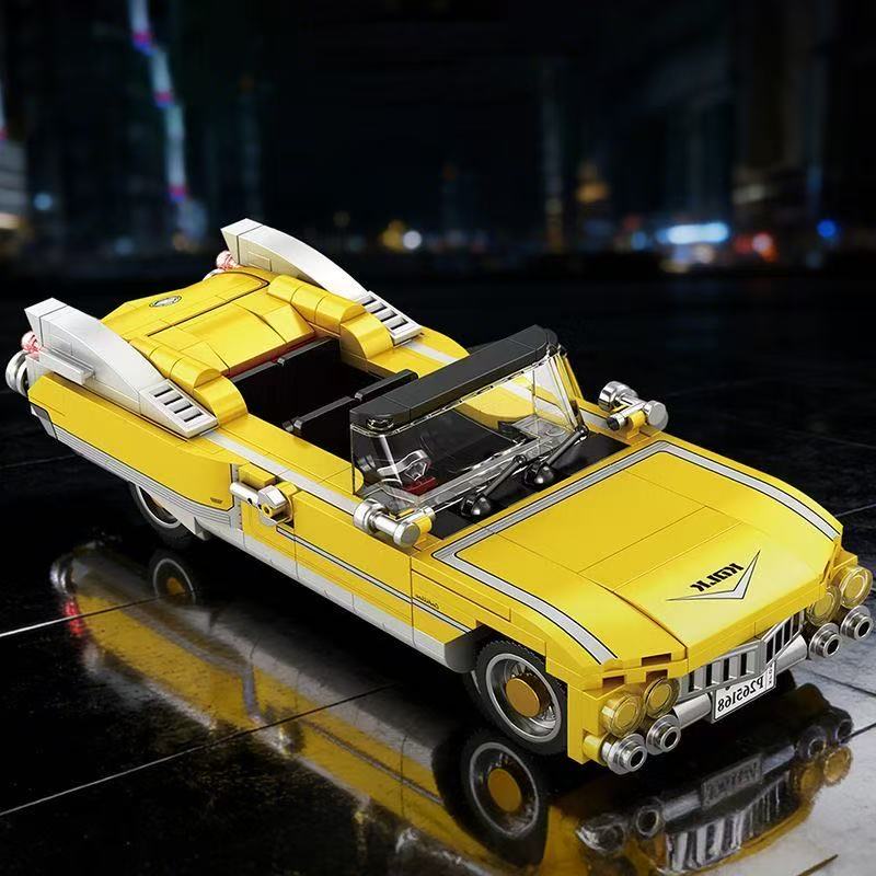 黄色のビンテージコンバーチブルカービルディングブロックセット - Vintage Collectible Model Cars のレビューと価格