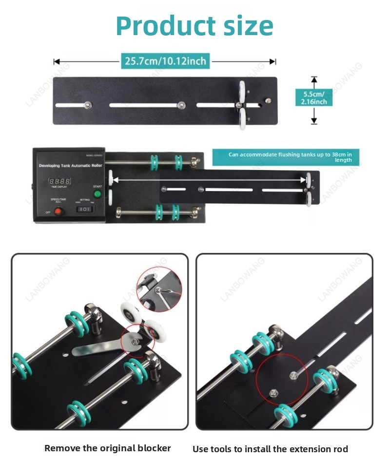 1530/2520フィルム現像タンク電動ローリングスタンド暗 - Photo Develop Tank のレビューと価格